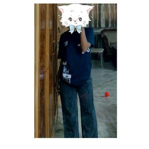 Grey Stright Fit Jeans