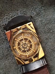 Men Golden Belt