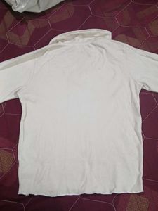 White Long Sleeve Top