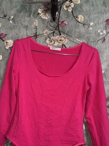Pink Long Sleeve Bodysuit