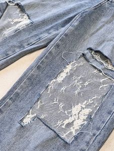 Korean Net Jeans