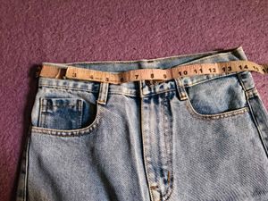 straight Leg Denim Jeans