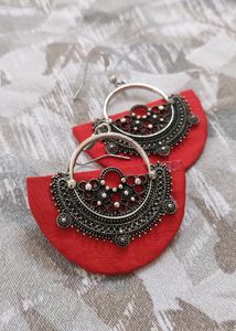 Bright Orange Earings