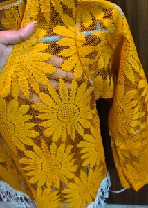 Sunflower Lace Top