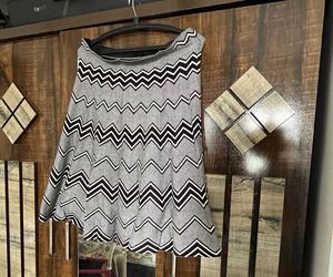 Black And white Skirt