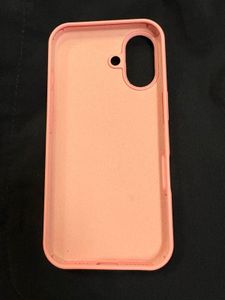 IP 16 Pink silicon Phone Case