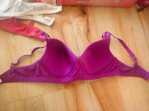 Purple padded Bra