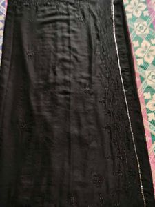 Elegant Black &amp; Yellow Saree