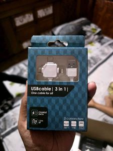 3 In 1 Usb Cable Best Brand Europe Imported