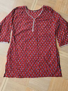 Floral Print Kurta