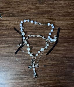 Pearl Cross Necklace