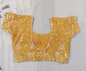 Very Beautiful Haldi Ceremony Blouse