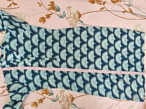 Blue Cotton Kurta