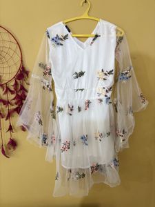 Floral Embroidered Dress