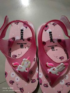 Pink Unicorn &amp; Floral Sandals