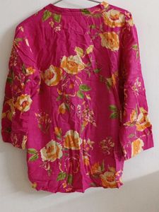 Floral Pink Shirt