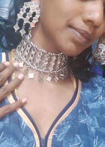 Mirror Work Jewellery Set With Bangle