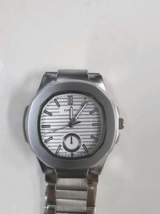 Silver-tone Fashion Watch