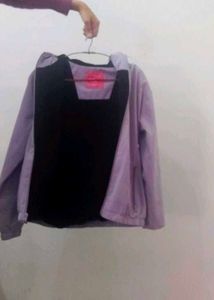 Lavender Hooded Jacket