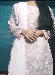 Floral Kurta and Dupatta only