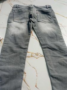 Gray Denim Jeans