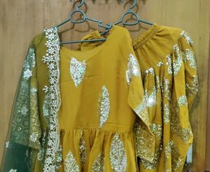 Elegant Mustard Kurta Set