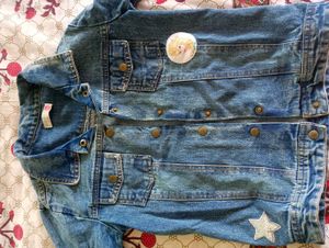 Jeans N Jaket For 15 Years Girl With Crop Top Free