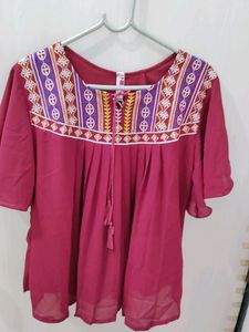 Embellished Thread Work Top