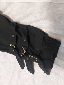 Black Cargo Joggers