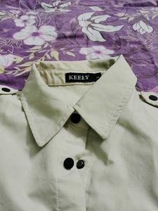 Khaki Pocket Button-Up