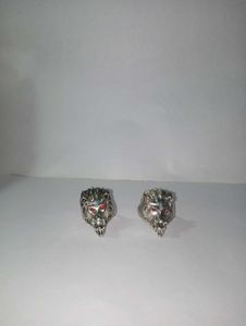 Pair of Lion Head Rings,  Stainless Steel