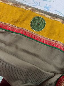 Beautiful Festive Saree With Trending Border