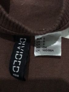 Crop Top In Brown