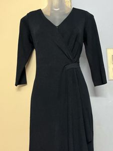 Pintrest Elegant Black Wrap Dress
