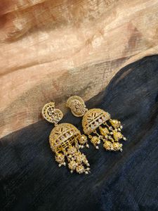 American diamond Jhumki Earring