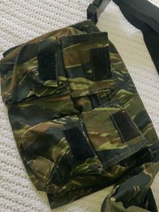 Camo Waist Bag with adjustable belt