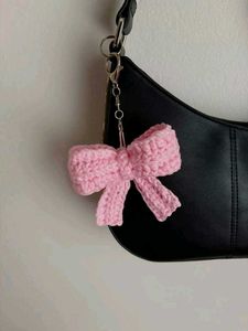 HANDMADE aesthetic bow keychain