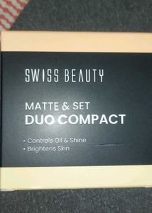 Swiss Beauty  Matte &set  Duo Compact
