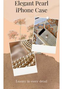 Elegant Pearl Beaded iPhone Case
