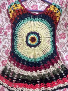 Crochet Colorful Top