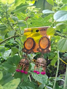 Boho Bronze Jhumka Earrings