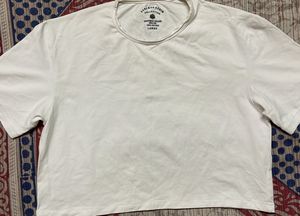 White Crop Top For Women