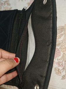 “Noor Clutch” – Quilted Mirror Work Pouch