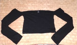 Black Off-Shoulder Top