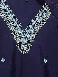 Elegant Purple Kurta Set