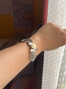 Silver Floral Bracelet