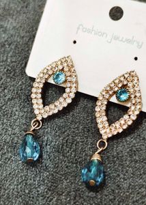 Teardrop Rhinestone Earrings
