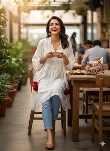 💖 Boho Chic Dream Tunic: Pintucks &amp; Tassels! ✨
