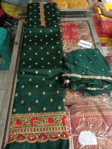 Emerald Green Embroidered Salwar Suit