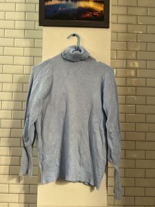 Light Blue High Neck